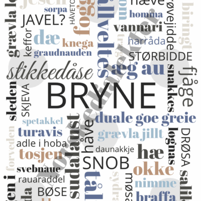 Dialektplakat Bryne