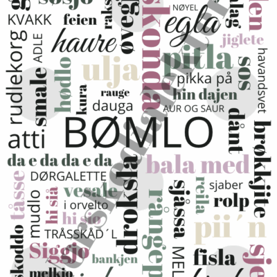 Dialektplakat Bømlo